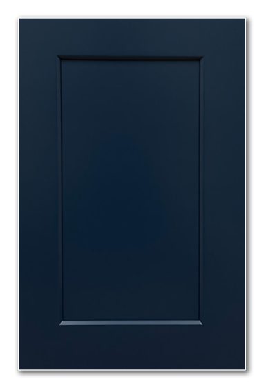 Navy painted shaker door